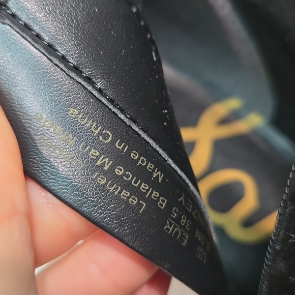 Sam Edelman Women Kinzey Black Suede Ankle Boots Shoes Sz 8.5M - Picture 13 of 14